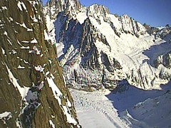 Montage de vols de l'Aiguille du Midi